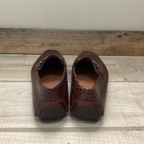 Donald Pliner-Men Dacio 2-Leather Slip-On Loafers-brown Caiman  11.5 M-VERY NICE main image 5